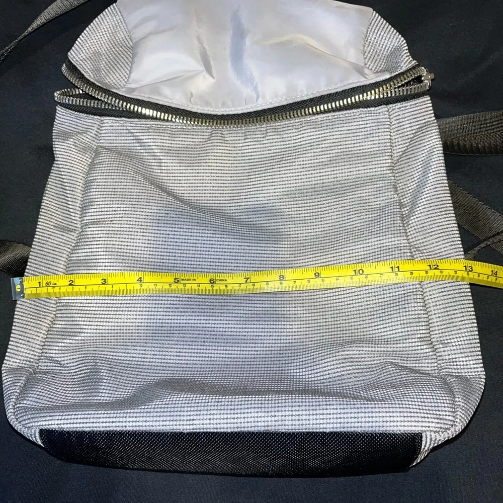 Athleta light gray backpack